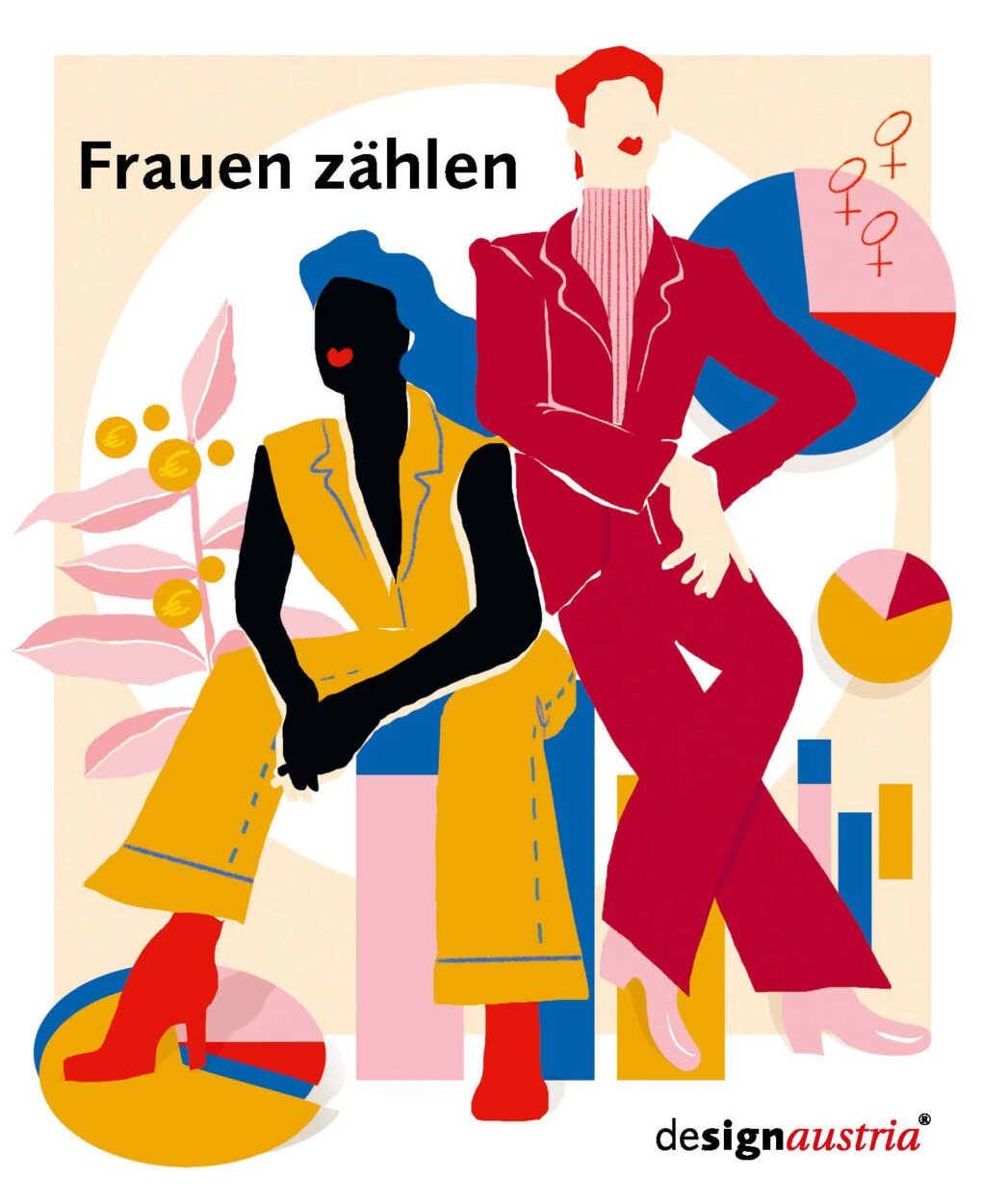 FrauenbroschĂĽre, Cover-Illustration: Janinsky, Grafik: Valerie Eccli